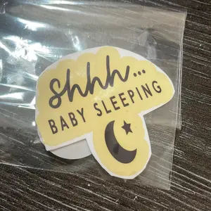 Shhh…. Baby sleeping Decorative Sticker