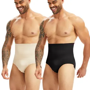 CATTIBOR Men's Shapewear Tummy & Waist Control Compression Shorts - Menswear Supportive Shapewear Shaper Clothes for Tighter Fit, Belly Girdle Underwear