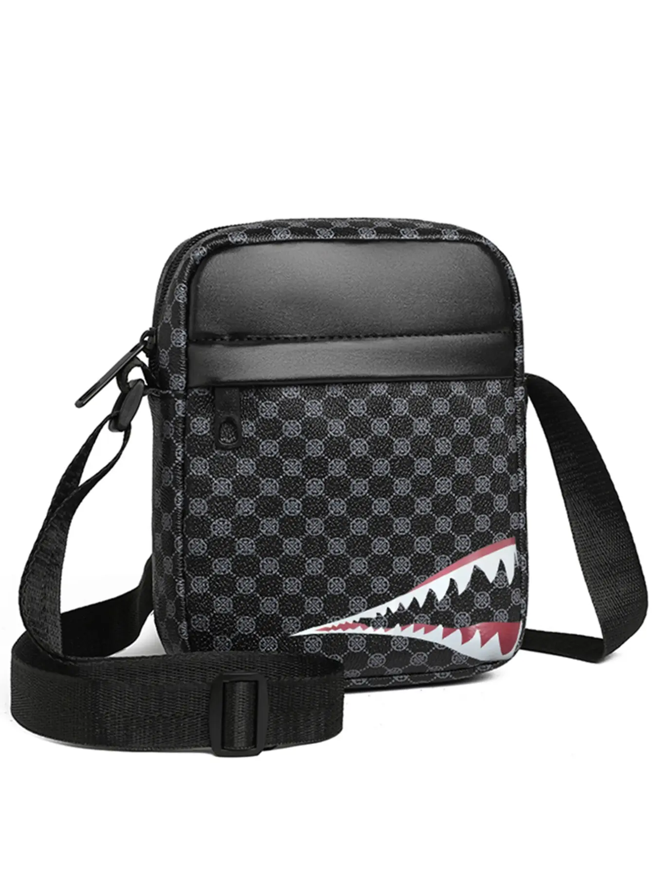 Minimalist Small Square Crossbody Bag, Adjustable Strap Design, Ideal for Daily Use, Multi-Functional Portable, Meets Basic Storage Needs, Zippered Sling Bag, Nylon Shoulder Bag, Multifunctional Sling Bag