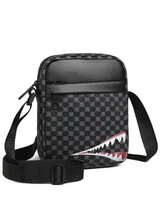 Minimalist Small Square Crossbody Bag, Adjustable Strap Design, Ideal for Daily Use, Multi-Functional Portable, Meets Basic Storage Needs, Zippered Sling Bag