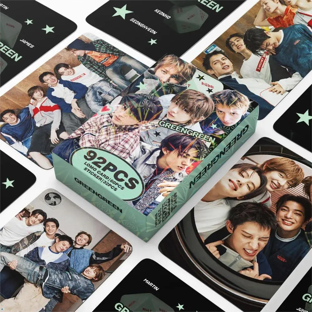 92pcs/set CORTIS GREENGREENT POP lomo Star Photocards Photo LOMO Cards Fans Collection Printed Cards