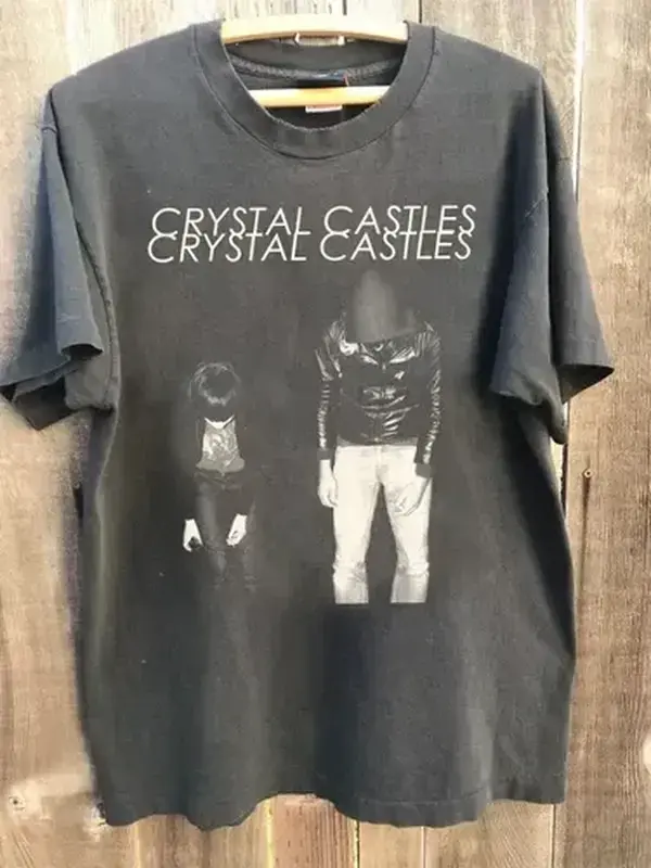 Crystal Castles Band Gift For Fan Black Color T Shirt