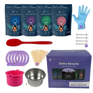 Luxury at home waxing Set - Digital Display- Contains 4packs of wax Beans Comfort full body hair all skin types