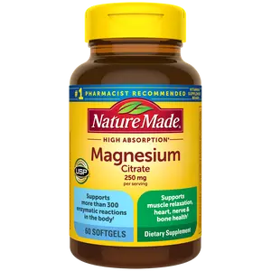 High Absorption Magnesium Citrate 250 mg Softgels