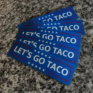LET’S GO TACO sticker.
