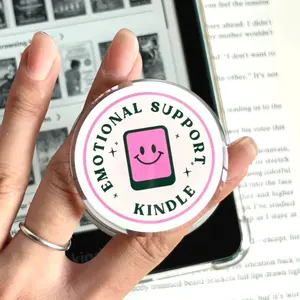 Emotional Support Kindle Grip | Kindle Holder | Kindle Accessories | Phone Holder | Phone Case Grip With Magnetic | Bookish Gifts For Reader