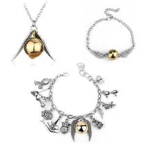 Lucky Charm Bracelet Set – Wizardry Themed Adjustable Jewelry Set, Birthday Gift for Kids, Girls, Women Fashion Modern Accessories cute  bracelets