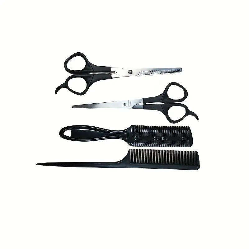 Professional 1set Hair Styling Tool Set Haircut Tools - Includes Cutting Scissors, Comb, Thinning Shears for Perfect Haircuts and Thinning Precision Styling Tools
