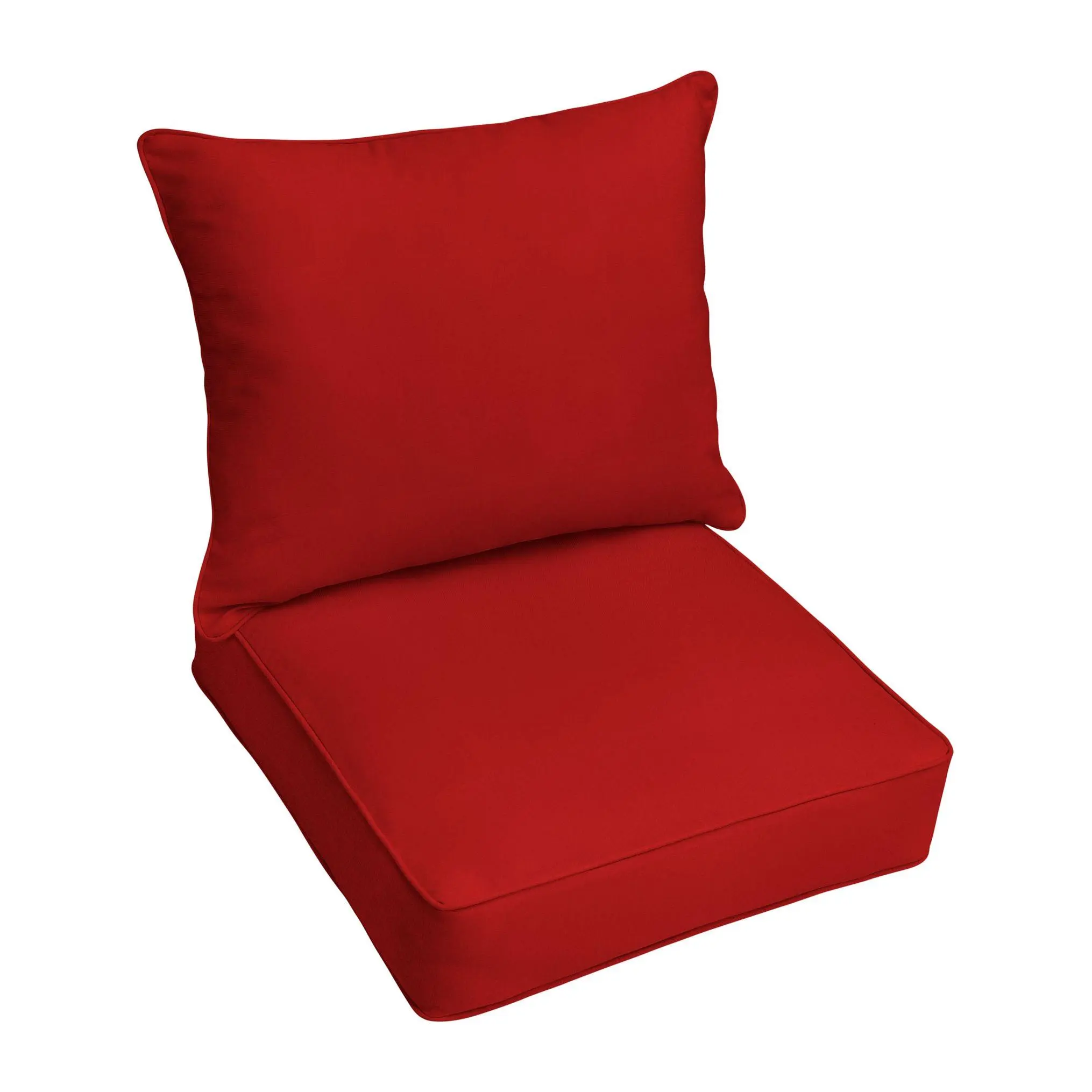 23 in x 25 in x 5 in Deep Seating Pillow & Cushion Set Corded