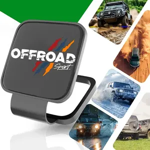 Off Road Hitch Cover for 2 Inch Receivers - Trailer Hitch Cover Tube Plug Insert Cap, Compatible with Pickup, SUV, Jeep, Cars, Trucks, RV & More Exterior Accessories