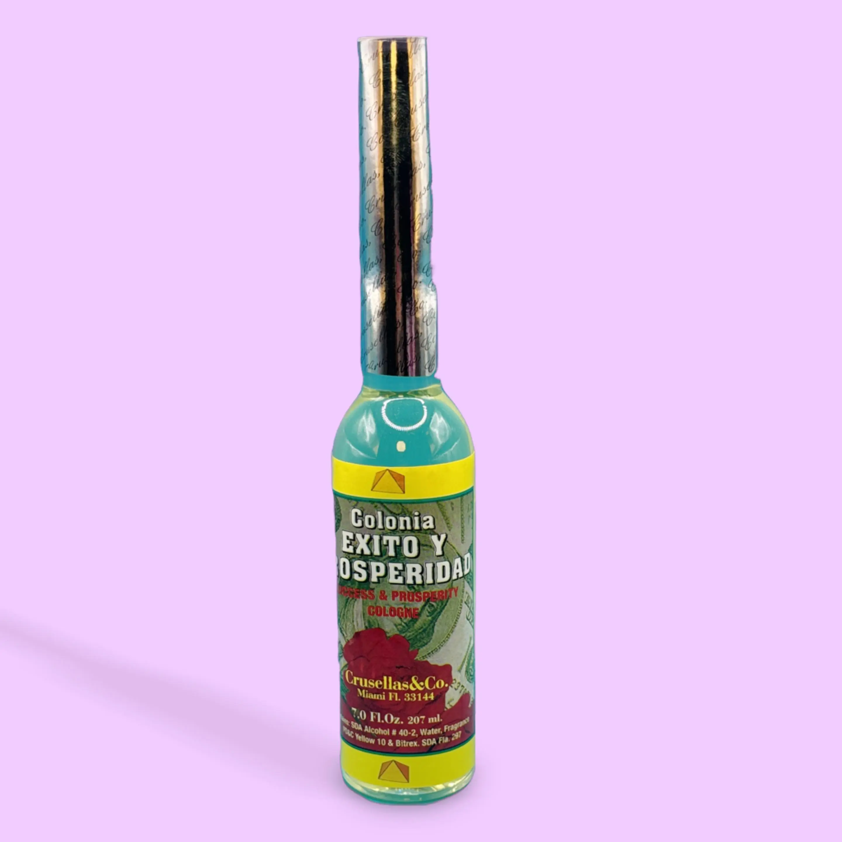 Exito y Prosperidad Cologne Perfume for Success and Prosperity, Spiritual Manifesting, and Personal Spells - Single Bottle, Single Item
