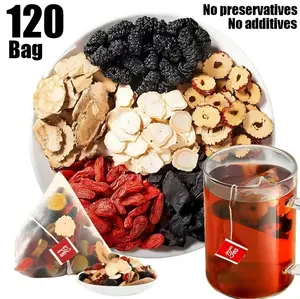 Traditional Healthy Kidney Cleansing Tea for Men & Women Natural Sugar Natural Ginseng Eight Treasure Tea No Added Sugar Herbal Supplement