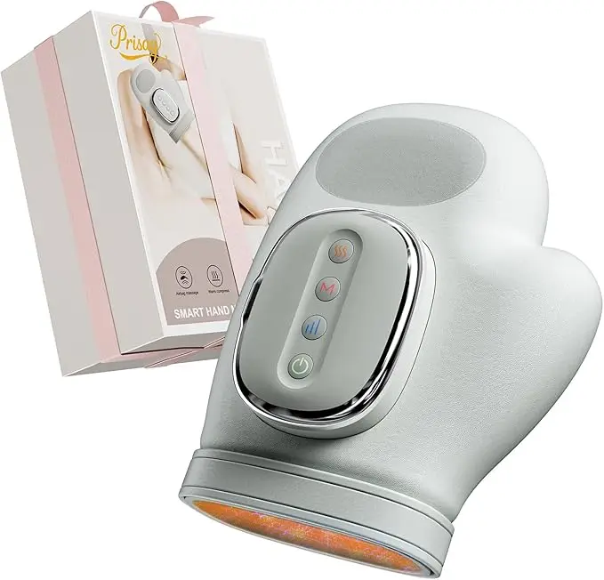 Hand Massager, Cordless Massagers with Heat and Compression, 3 Massage Modes 3 Heating Levels 5 Intensities, Portable Electric Massagers, Ideal Gifts for Women Men