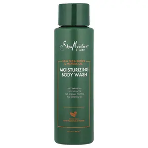 SheaMoisture Men, Moisturizing Body Wash, Raw Shea Butter & Mafura Oil, 15 fl oz (444 ml)