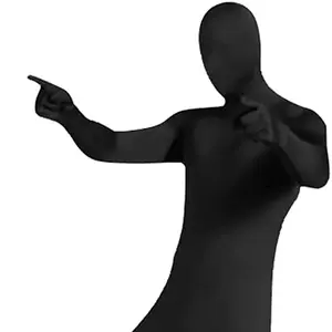 Ultimate Freedom Unisex Full Body Spandex Suit with Face and Head Coverage Zipper on back, individual fingers,breathable "FlexFitZ: The All-In-One Unisex Full Body Spandex Suit"