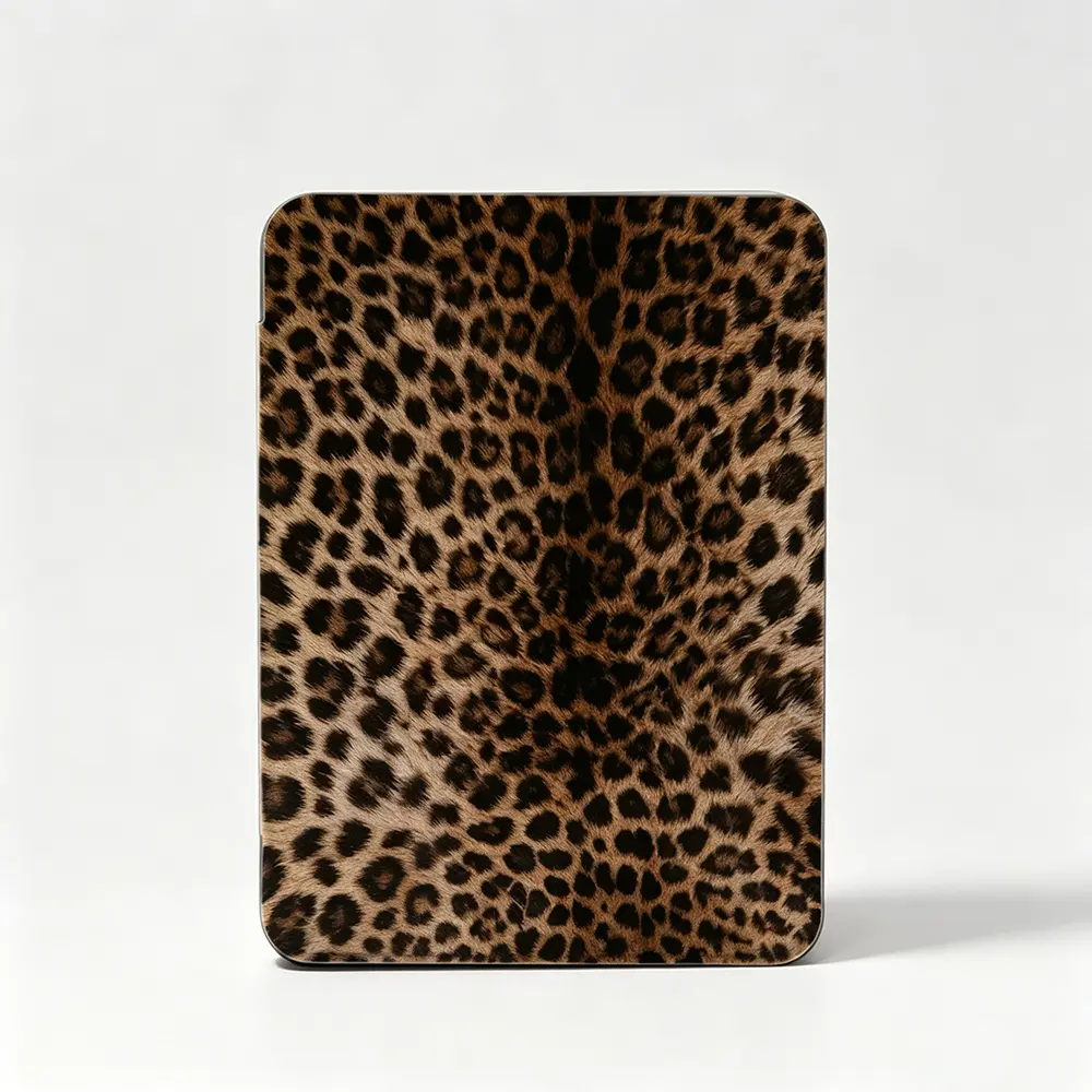 New Retro Leopard Print PU Leather E-Reader Tablet Computer Case for Kindle - 6in/6.8in/7in Devices, Slim Design with Holder, Clear Soft Back Cover, Auto Wake/Sleep, Protective for Paperwhite 11th/12th Gen, Kindle 2022/2024, Light & Durable