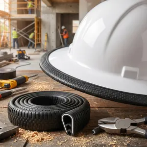 36.6" Hard Hat Full Brim Protector – Tough Edge Guard for Safer, More Comfortable Wear ️