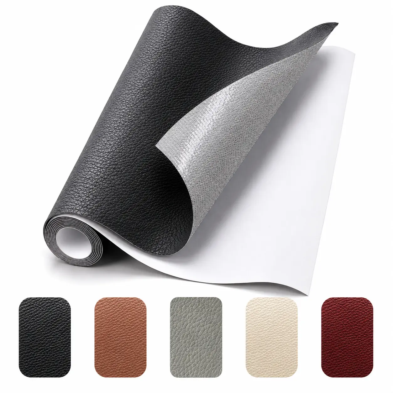 Self-Adhesive Imitation Leather Repair Patch - Waterproof PVC Fabric for Car Seats, Sofas