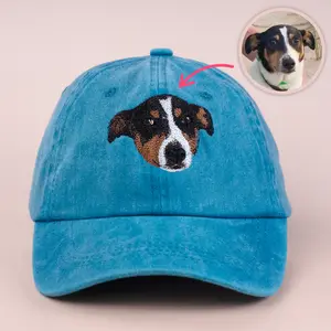 Custom Embroidered Dog Hat: Personalized Pet Baseball Cap | Gifts for Dog Owners