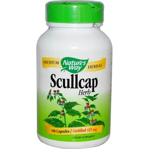 Nature's Way Scullcap Herb, 100 Capsules (Pack of 2)