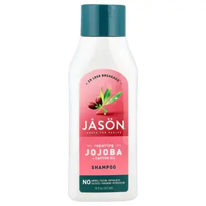 Jason Natural Shampoo, Repairing Jojoba + Castor Oil , 16 fl oz (473 ml)
