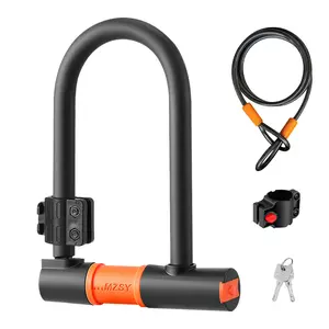 Bike Lock Electric Scooter Lock Heavy Duty Motorcycle Safety Anti-theft U Lock