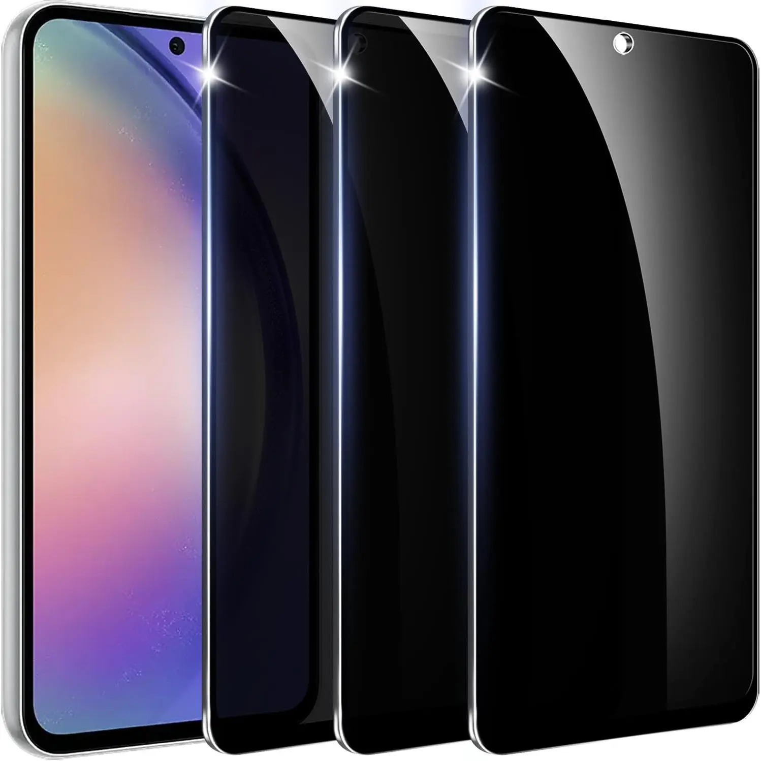 ?1 Packs? Designed for  Galaxy A54 5G  Screen Protector,9H Tempered Glass,AntiSpy Film?Not Support Fingerprint Unlock? Compatible for  A54