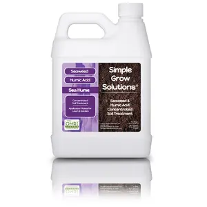 Sea Hume - Organic Liquid Seaweed & Humic Soil Amendment - Soil Conditioner & Root Support - Lawn & Garden - OMRI Certified - 32 oz