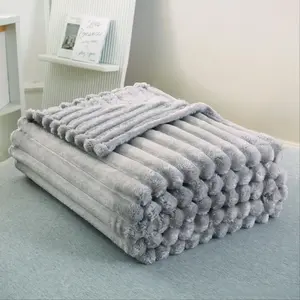 Solid Color Blanket, 1 Count Soft Comfortable Throw Blanket, Soft Warming Blanket, Bedding Supplies for Home Office, Cool Bedroom, Travel, Christmas Gifts For GF