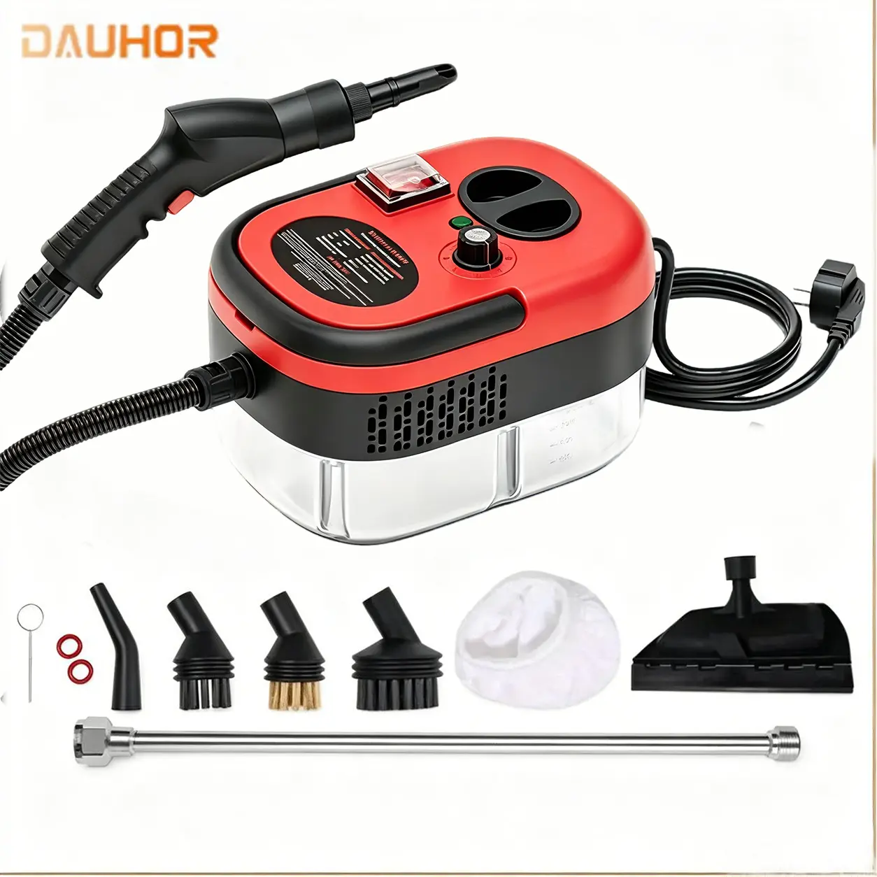Portable Steam Cleaner for Home - 15pcs Accessories, 6-Level Adjustable Settings, 15s Fast Heat-Up Handheld Steamer for Tile, Car Detailing - TikTok Shop Summer Sale
