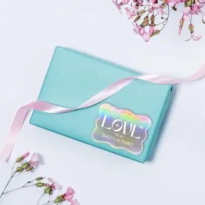 Personalized Wedding Gift Tag | With Love Design | Foil Cardstock Tag