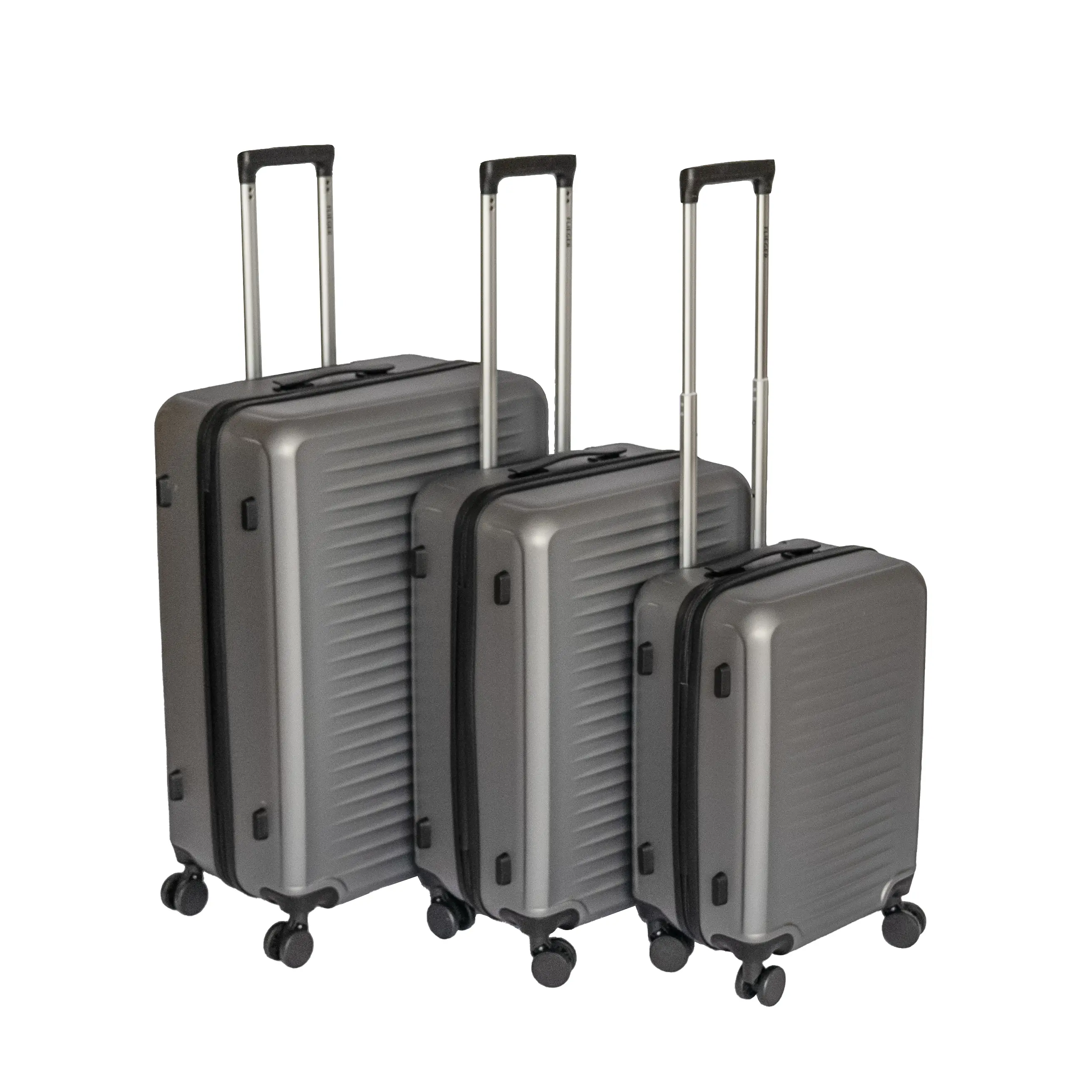 Dark Gray ABS Hardshell Suitcase Set 3-Piece 20 24 28 Inch Luggage with TSA Lock 360° Spinner Wheels Lightweight Travel Bag for Men Women Business Trip Vacation Carry-On Checked, Gray Color Options, ABS Material, Product Dimensions: 21.00 W x
