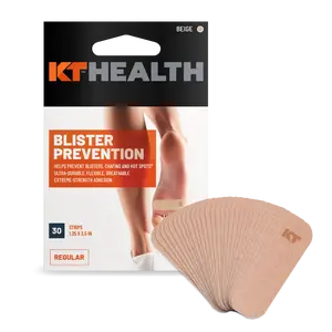 KT Health Blister Prevention Tape - Prevent Blisters and Chafing on Heels, Fingers, and Feet