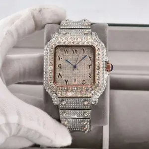 Shiny Full Diamond Men’s Watch |   Timeless Design, Business & Party Ready, The Perfect Luxurious Gift for Him