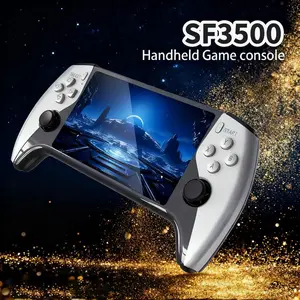 SF3500 Retro Handheld Game Console-Handheld Gaming Console with HD 5.5-inch IPS Screen Classic Video Games Supports TV Connection,14+ Emulators & 5-Hour Battery Life, Portable Game Console