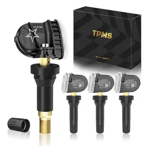 PUMBOAT TPMS 315MHz GM Pre-Programmed Compatible with:Chevrolet Colorado(2015-2022)|Malibu(2008-2016)|Impala(2005-2020)GMC Terrain（2010-2020） OE#13598771 (Set of 4) Tire Pressure Monitoring Sensor