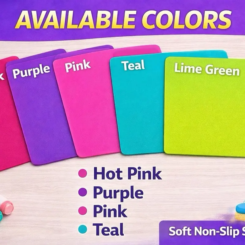 Silicone Coloring Page Protector | Alcohol Marker Bleed Guard for Coloring Books | Non-Slip Grip Backing | Reusable Art Page Shield Art Supplies Kit Art Materials