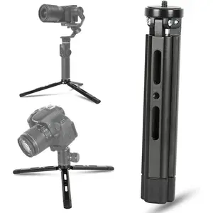 Mini Tripod, Desktop Tabletop Stand Tripod for Zhiyun Smooth Q/4, Crane Plus/2,Weebill s, Ronin S/SC/RS2/RSC2,  Mobile,Gimbal Handle Grip Stabilizer