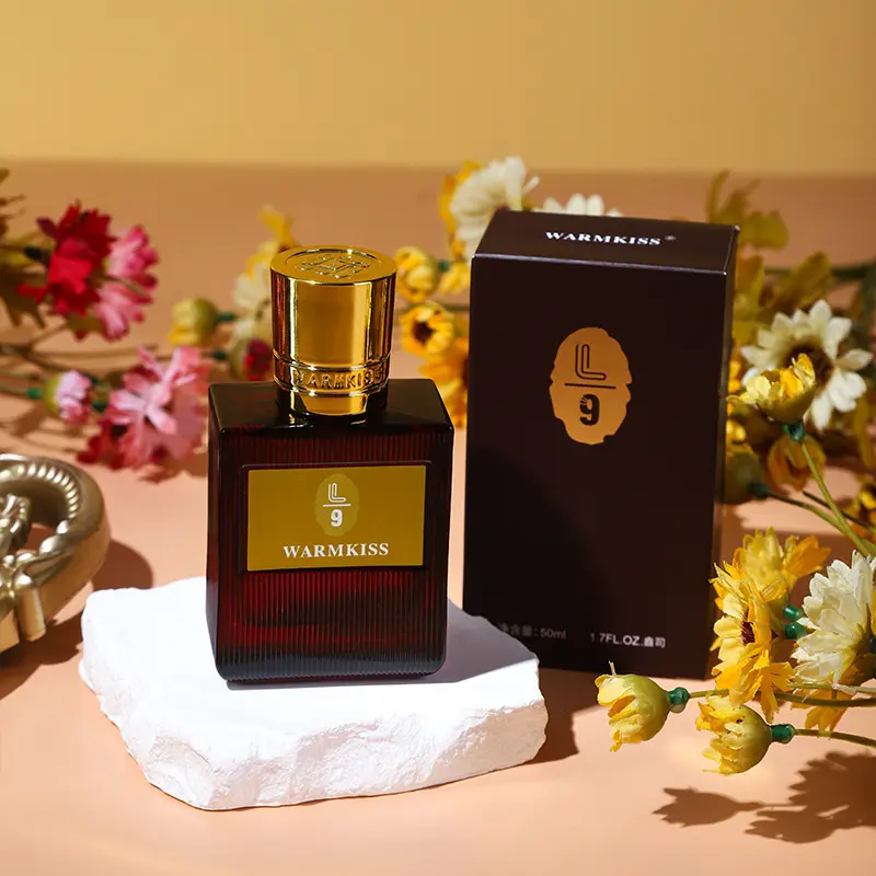 Warmkiss Midnight Kiss 50ML Perfume, Eau de parfum, Floral Scented, Gold Romantic Scent, Long-Lasting Light Fragrance for Mature Women, Elegant Ladies' Cologne