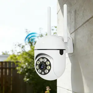 1PC Outdoor Wireless Security Camera, 360° Full-Dome Surveillance, Ai Human Detection, Color Night Vision, 355° Pan & 90° Tilt, Wifi Security Camera, Wireless Outdoor Cameras