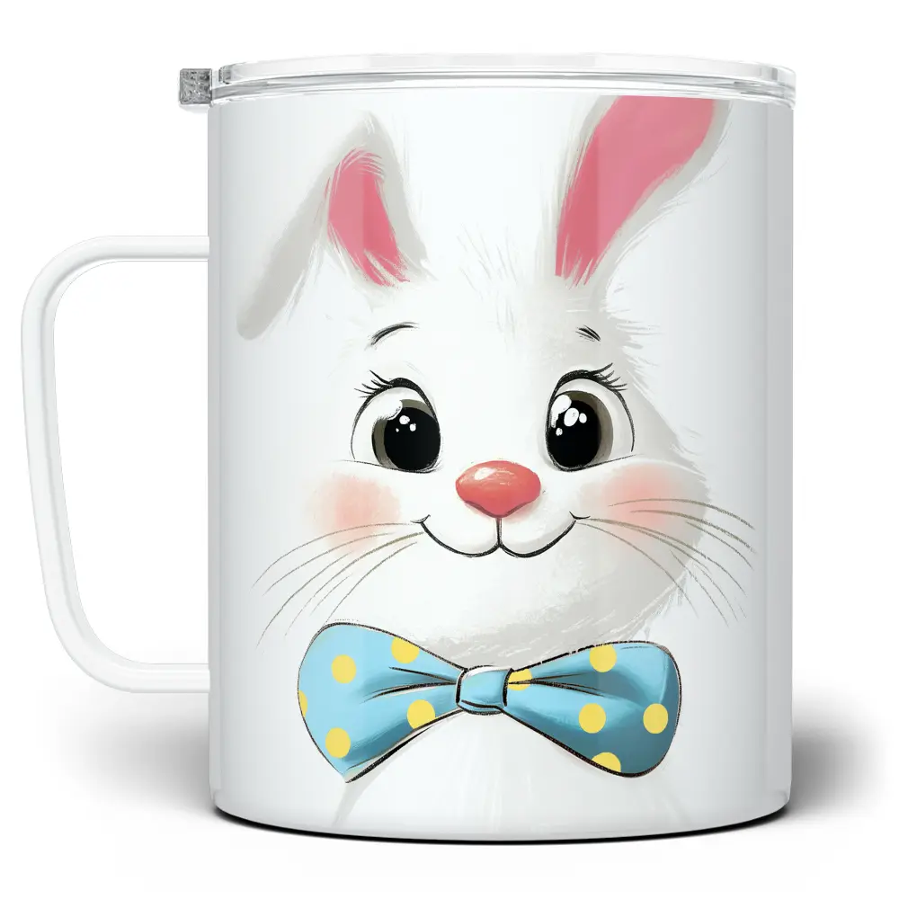 LOFTIPOP Easter Bunny Mug, Cute Spring Cup, Designed and Printed in the USA by Loftipop