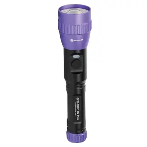 212 MAIN UV Light Urine Detector Kit with Opti-Pro UV Plus Strobe Light Flashlight, Chrome-Aluminum Body, Adjustable Focus, Brightly Glows Leaks, Effective for Dogs & Cats