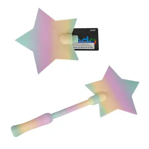New Printed Wand Tap to Pay Card Holder, Non-Contact Payment Clip, Cute Star Shape, Bank Card Storage, Adorable Design, Card Organizer,Suitable Scenarios for Card Payment