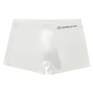 3D Pouch Seamless Breathable Ice Silk See-Through Boxer Briefs for Men, Ultra-Thin No-Show Underwear cotton