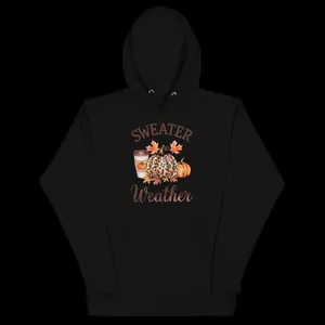 Sweater Weather Unisex Sweat Shirt - Cozy Fall Vibes by Sweet Clothing - Hoodie - Cozy Up with Sweet Clothing's Fall Favorite
