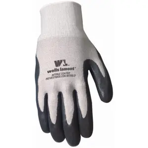 212 MAIN Men's Nitrile Coated Knit Work Safety Gloves, Medium, Foam Nitrile, Flexible Non-Latex, Grip Palm, for Home Improvement & Security Use, Foam Nitrile Gloves, Flexible Men's Gloves