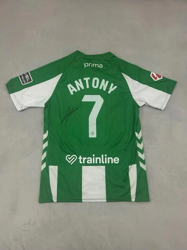 ANTONY #7 - BETIS Home Soccer Jersey - Men's Soccer Jersey Set Breathable Quick Dry Football Uniform Short Sleeve Training Sports Kit