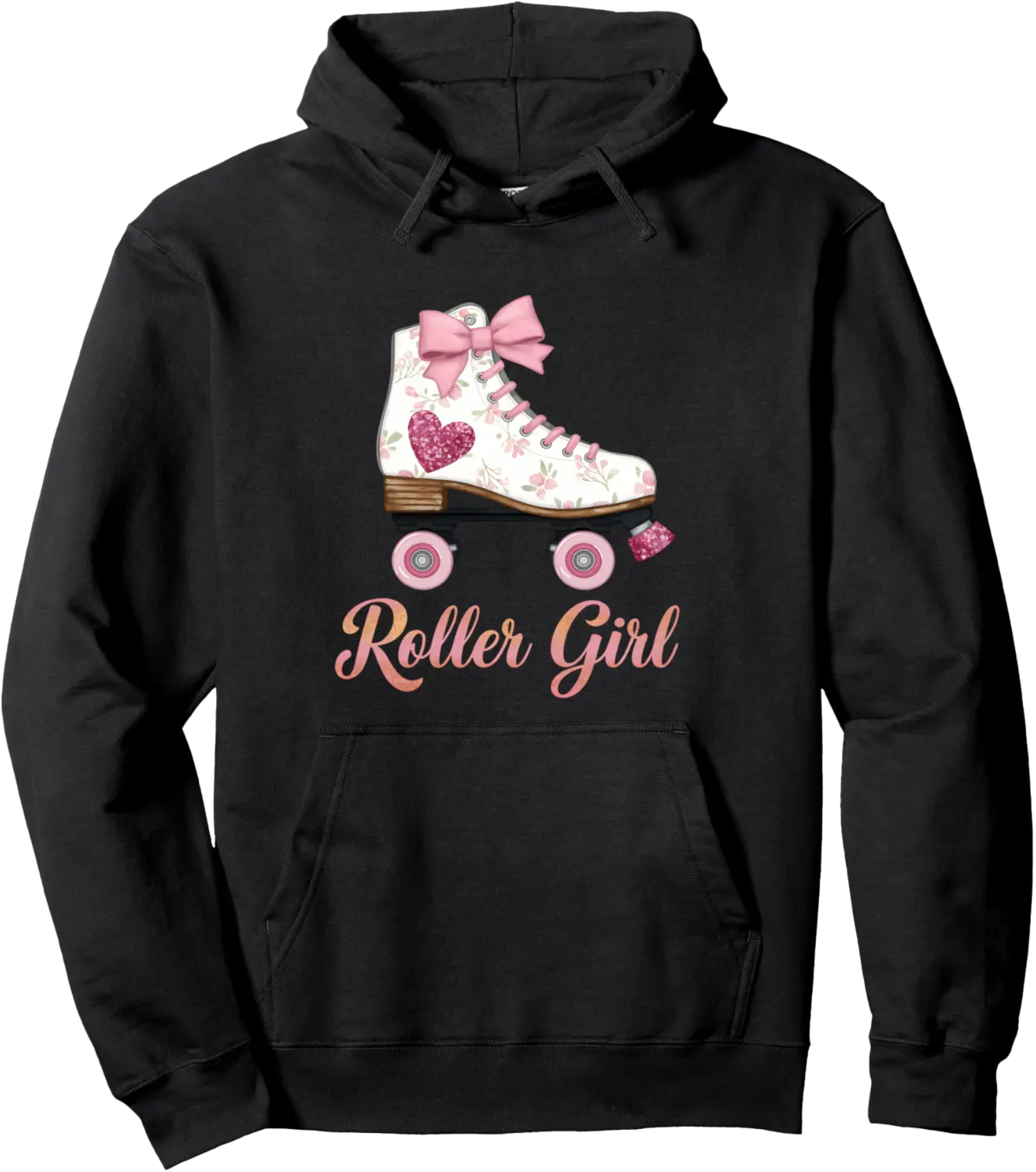 Roller Girl Skater 80's Roller Skates 70s 90s Roller Skating Pullover Hoodie - Tatyanata Shop 77B0F1GFJFZP