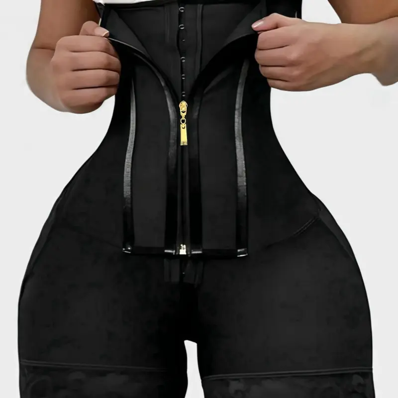 Fajas Women's High Waisted Underwear Shapewear Shaping Shorts, Abdomen Control Shapewear, Abdominal Control, Flat Belly Shaper, Slim Fit, Zipper Crotch, Elegant Curve Shaping, All-Season Wear