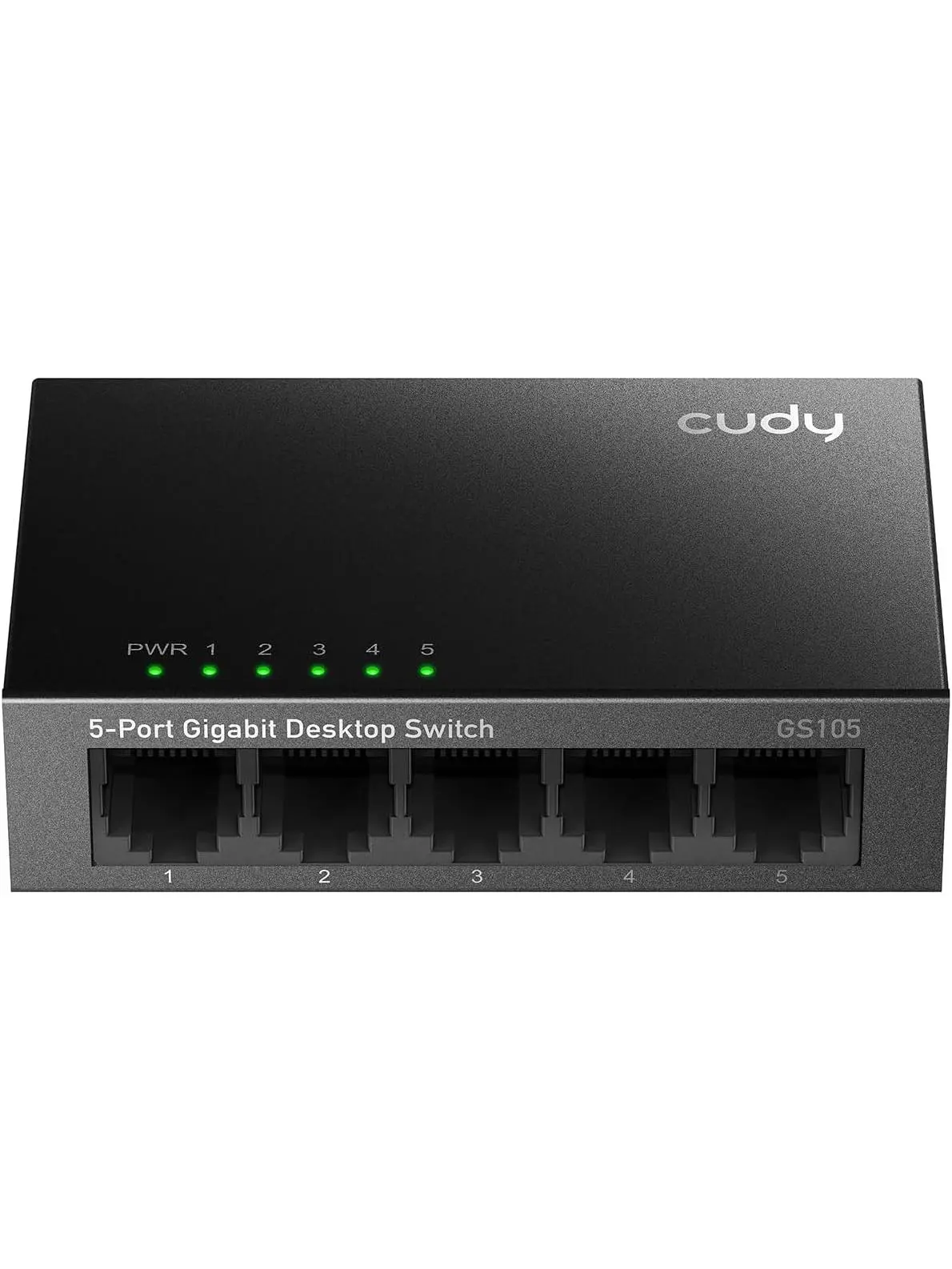 Cudy GS105D 5 Port Gigabit Network Desktop Switch & Ethernet Splitter - Black